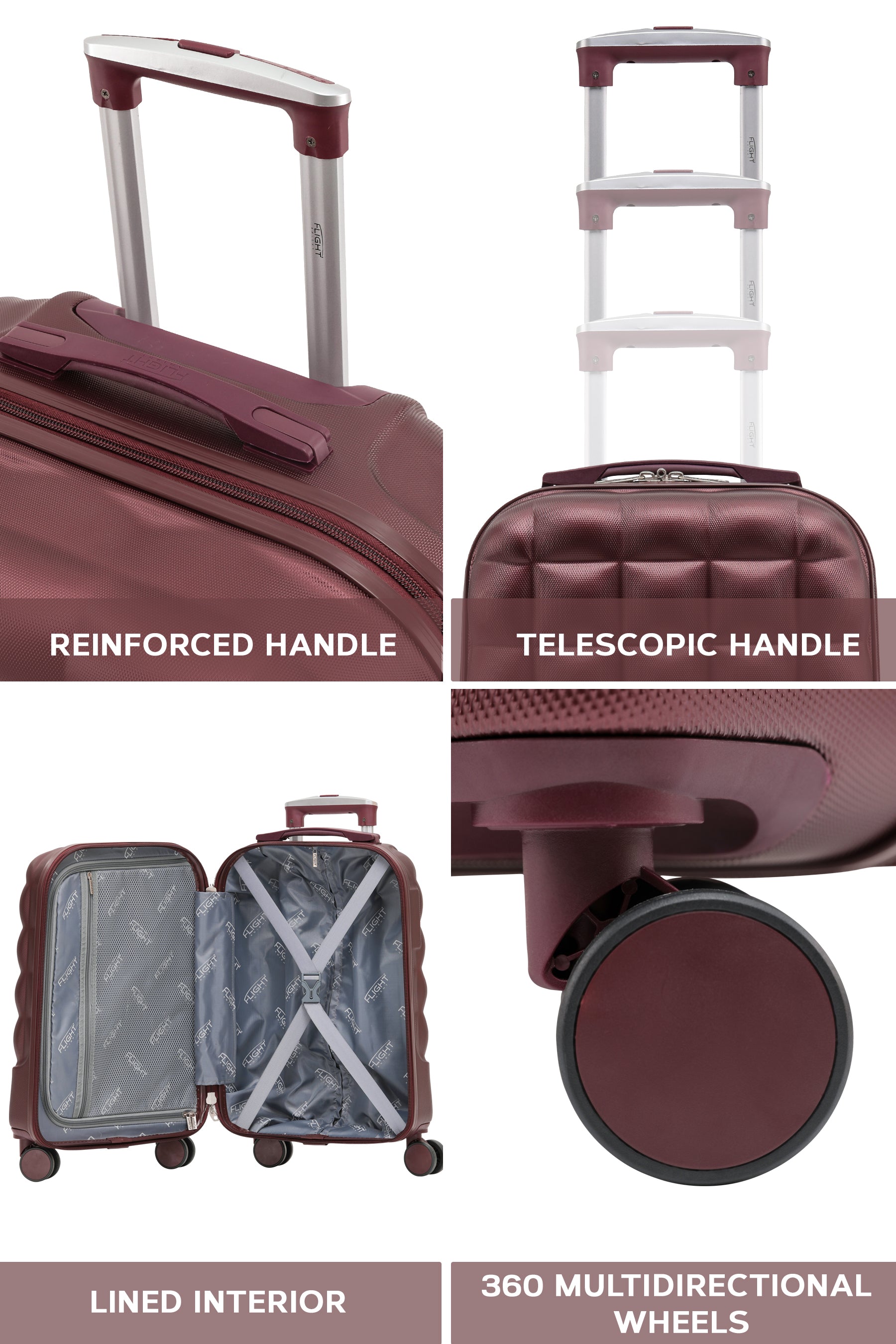 55x35x20cm BUBBLE Cabin Carry on Case