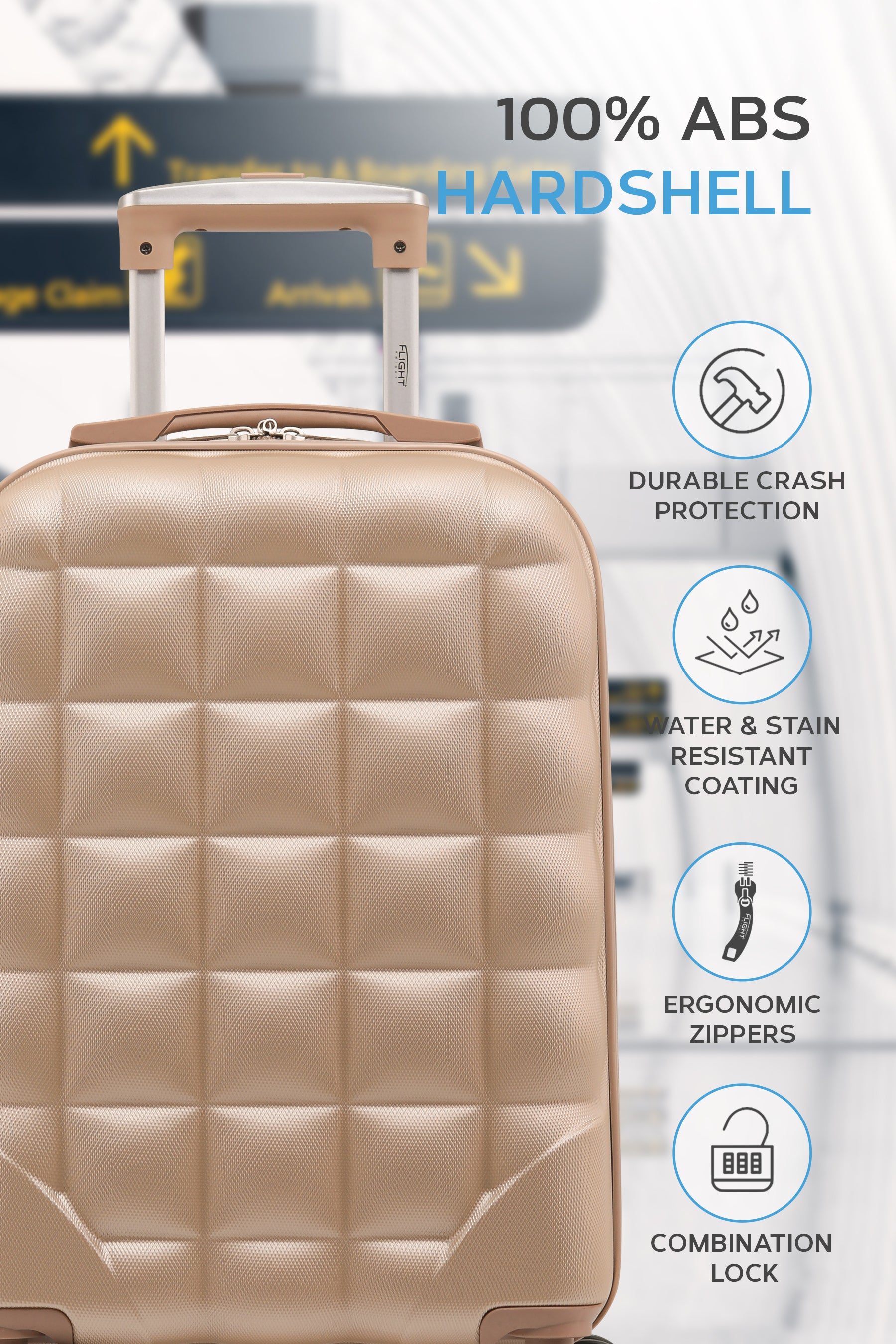 55x35x20cm BUBBLE Cabin Carry on Case
