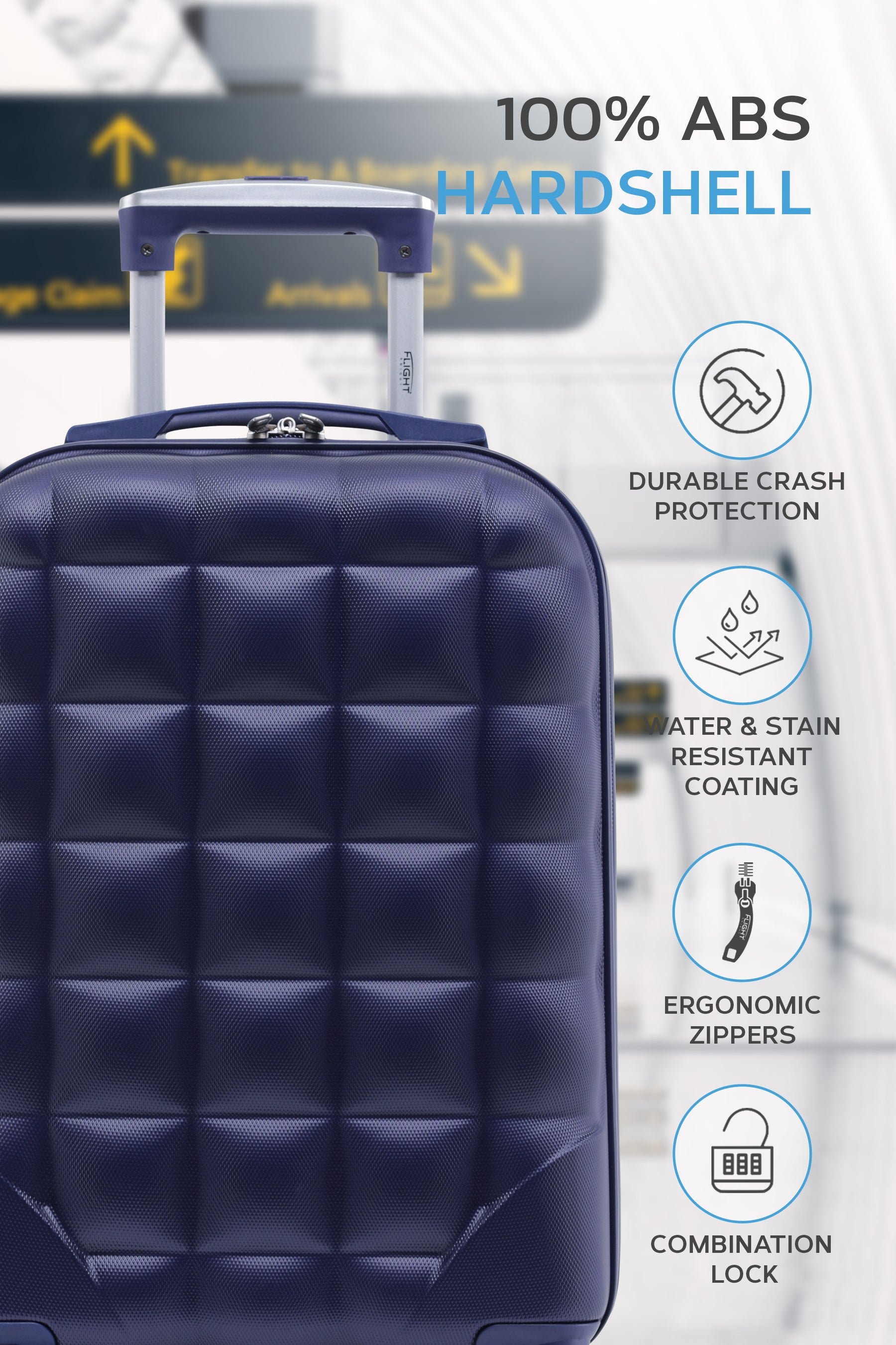 55x35x20cm BUBBLE Cabin Carry on Case