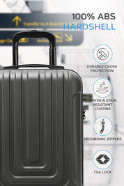 55x35x20cm CURVE Carry on Cabin Case