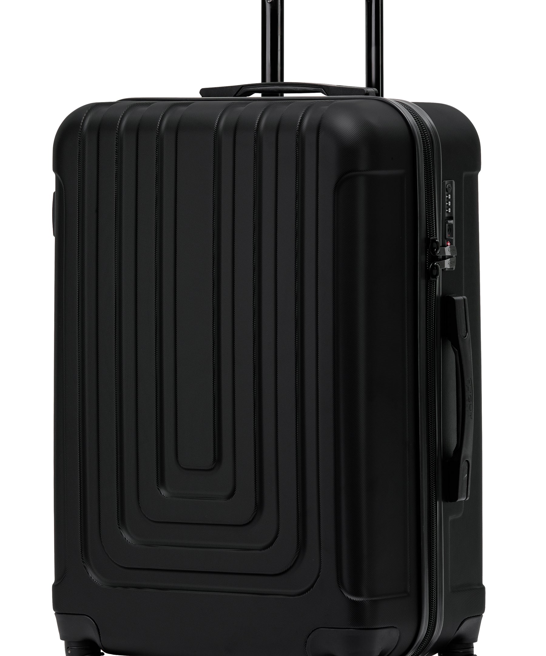 Medium 26" CURVE Checked Suitcase