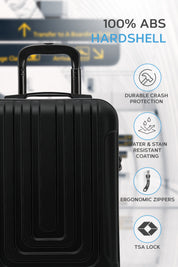 55x35x20cm CURVE Carry on Cabin Case
