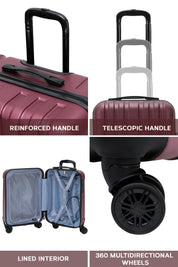 55x35x20cm CURVE Carry on Cabin Case