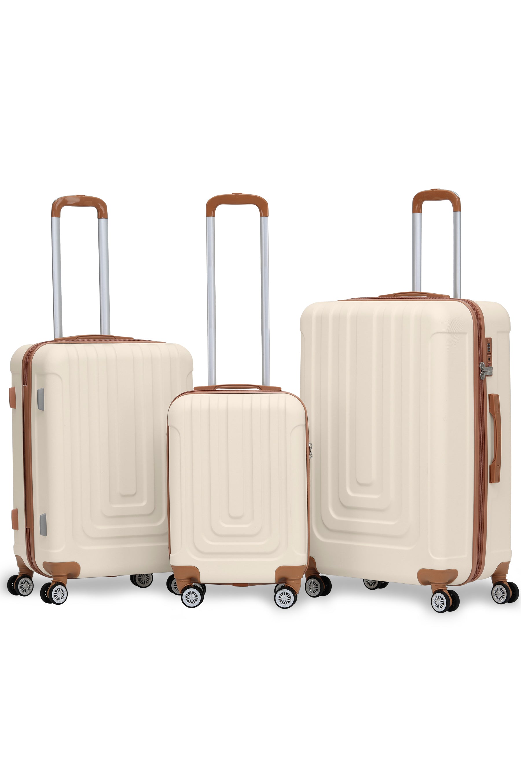 Set of 3, CURVE 55x35x20cm + Medium + Large