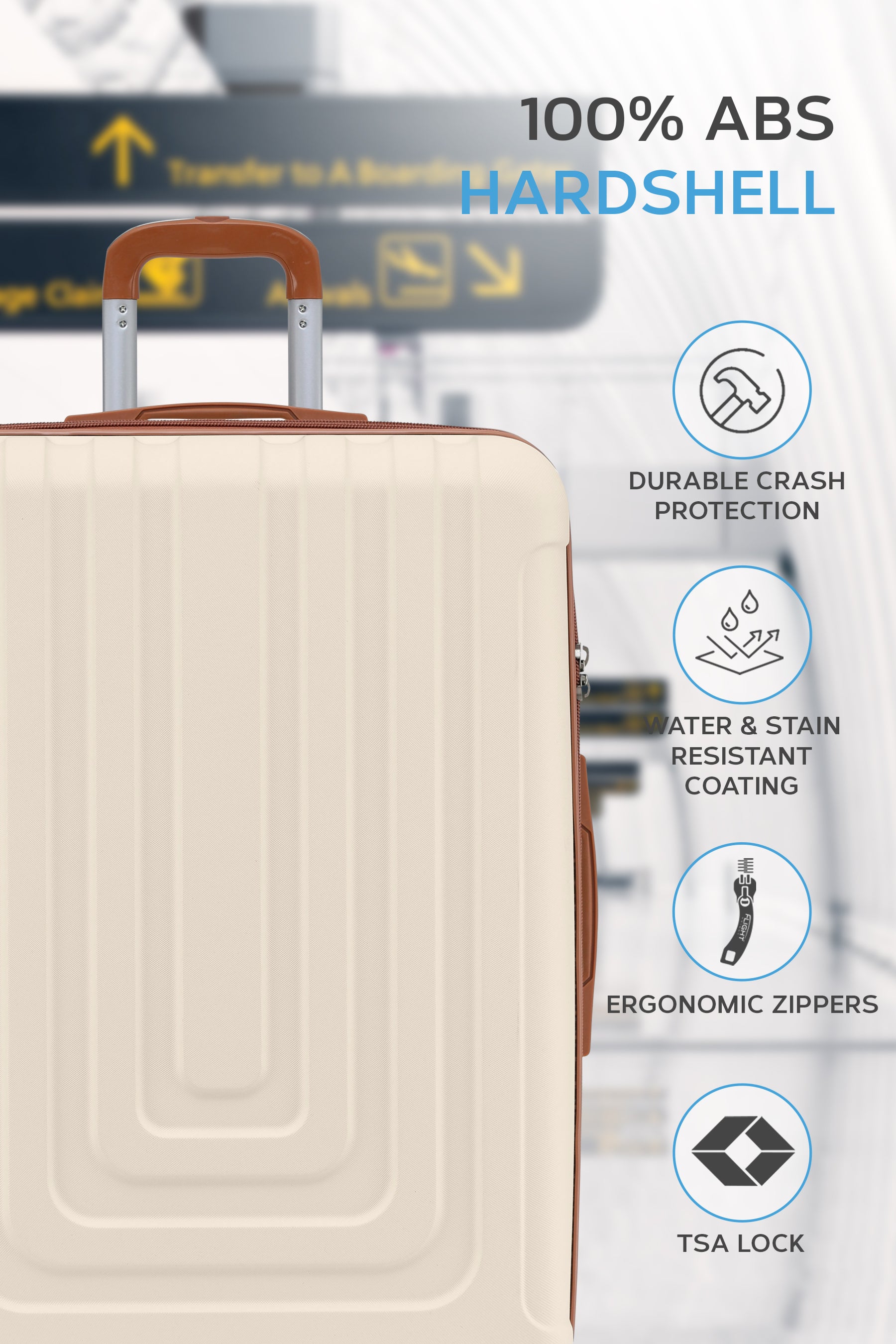 Large 30" CURVE Check in Hold Luggage