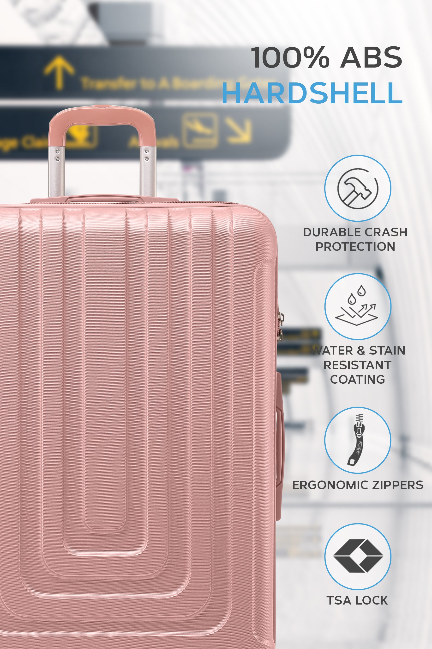 Large 30" CURVE Check in Hold Luggage