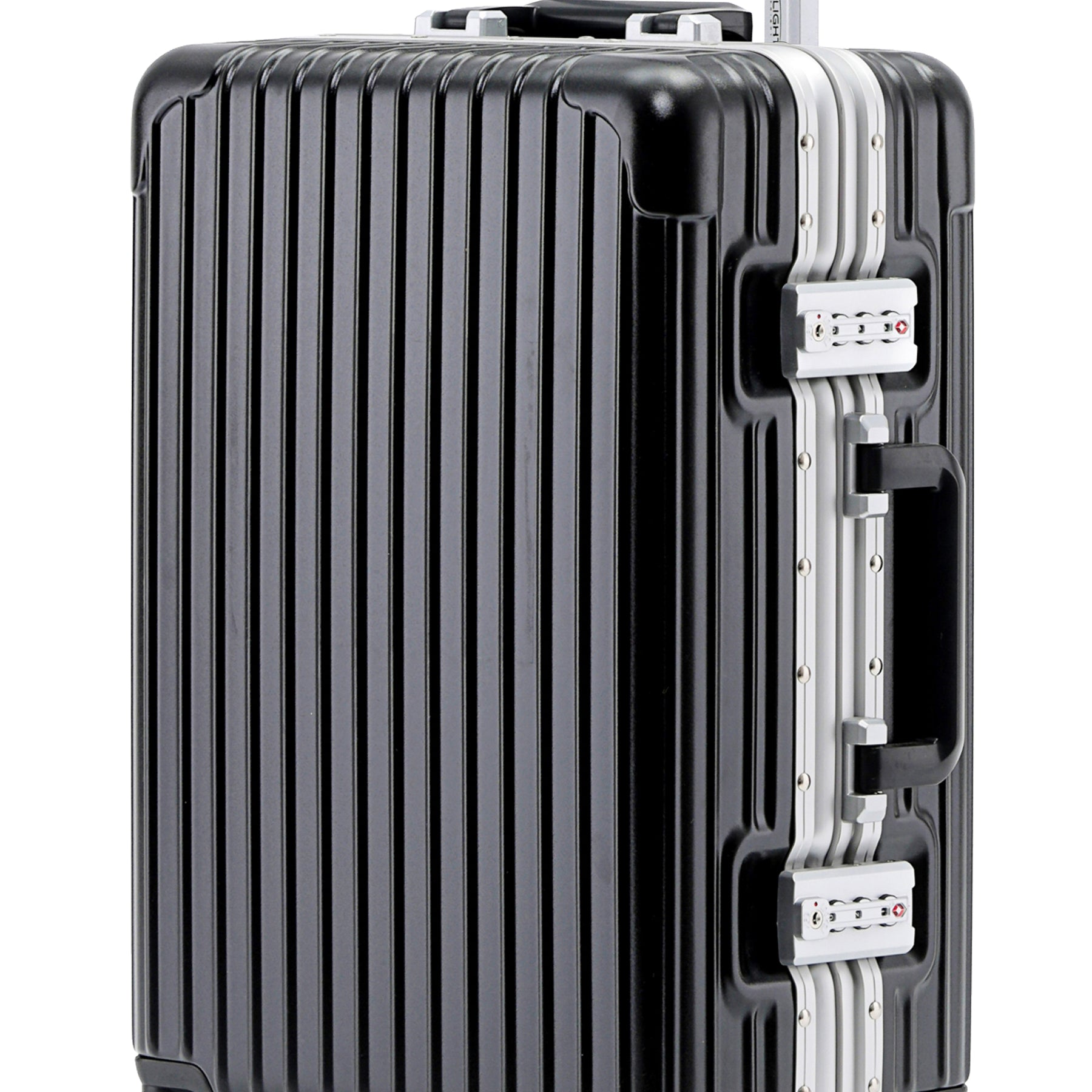 55x35x20cm Silver Carry-On Cabin Case