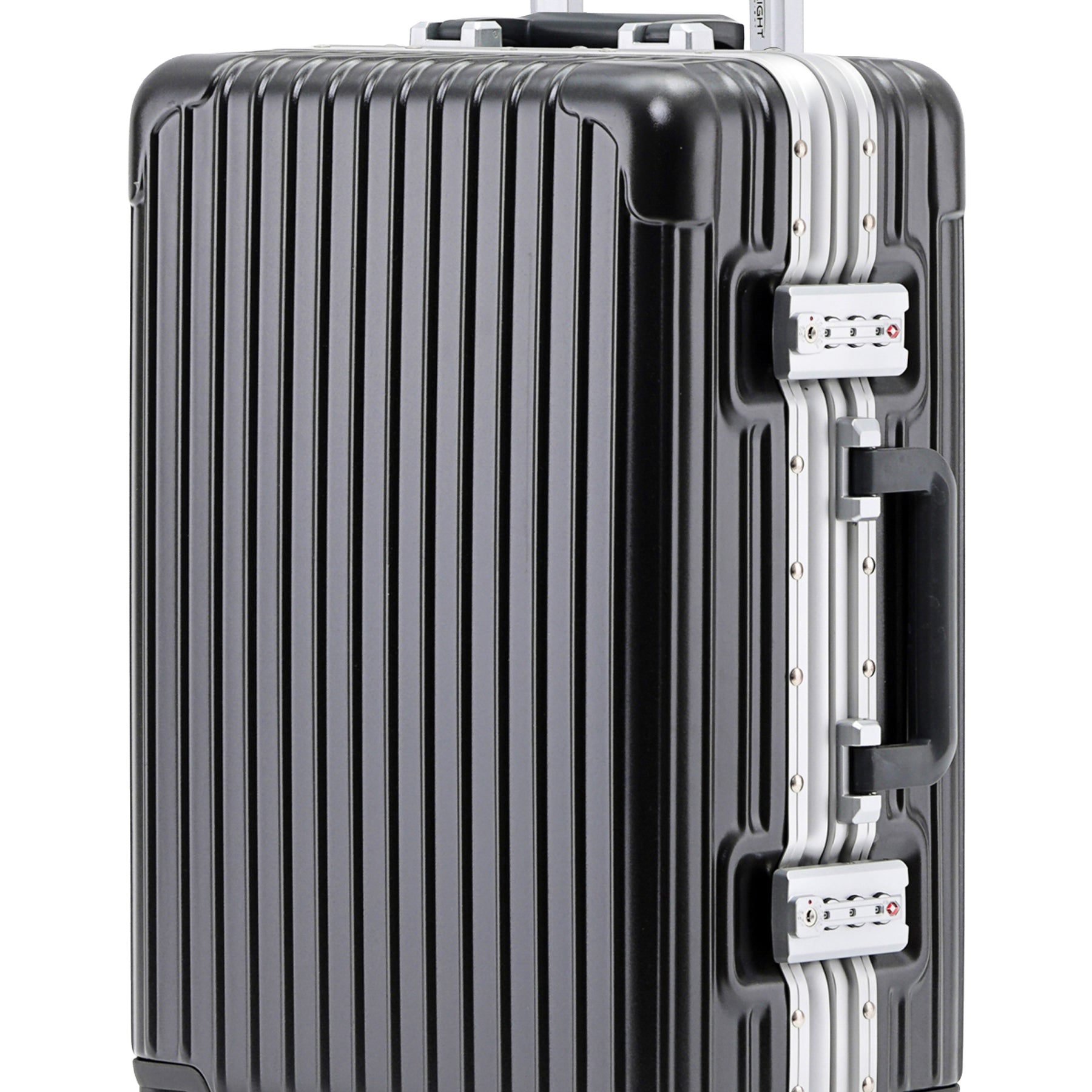 55x35x20cm Silver Carry-On Cabin Case