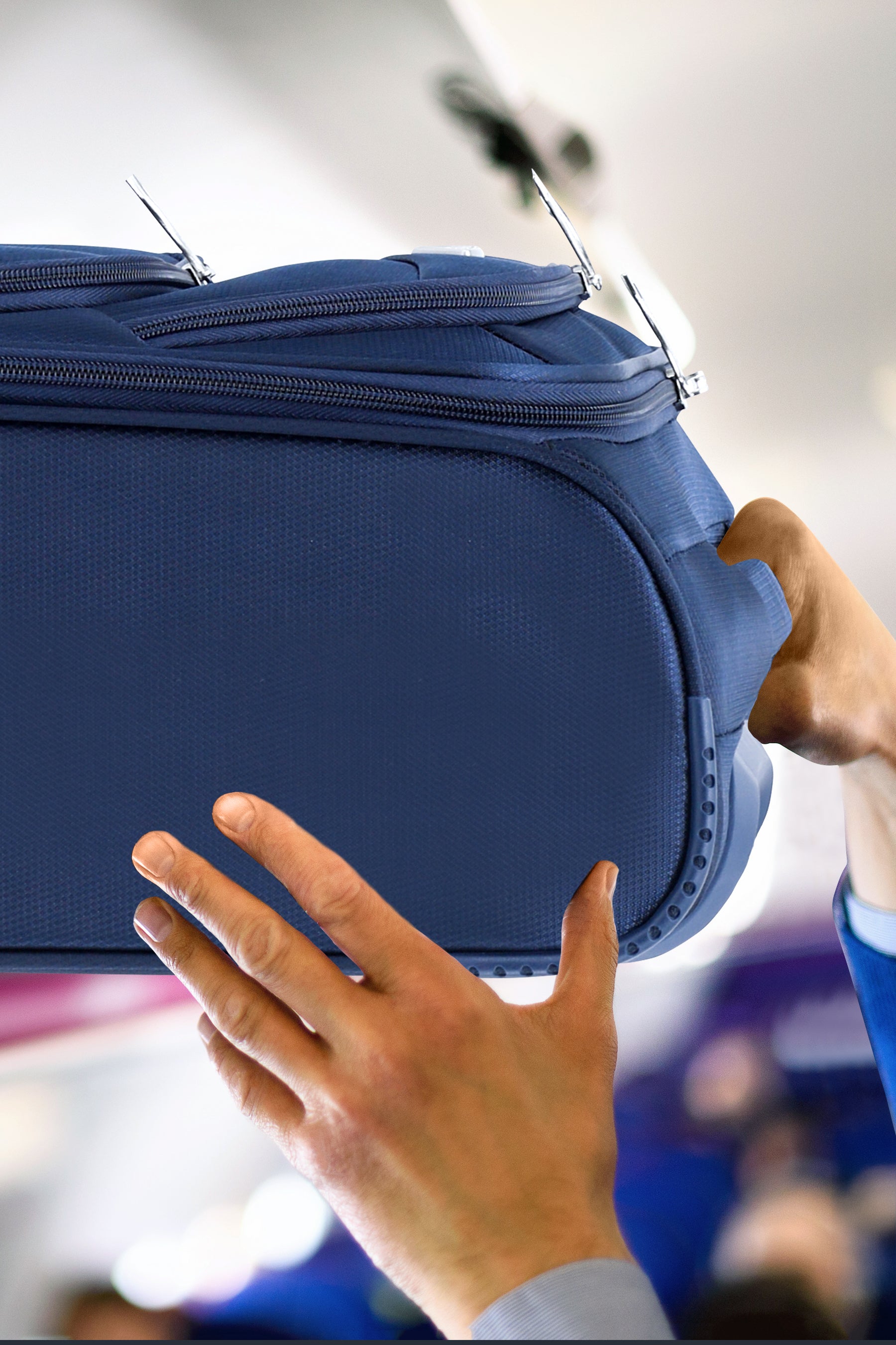 55x35x20cm Soft Shell Cabin Carry on Case