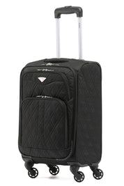 55x35x20cm Soft Shell Cabin Carry on Case - Quilted