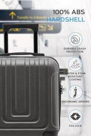 45x36x20cm CURVE Cabin Carry on Case