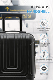 45x36x20cm CURVE Cabin Carry on Case
