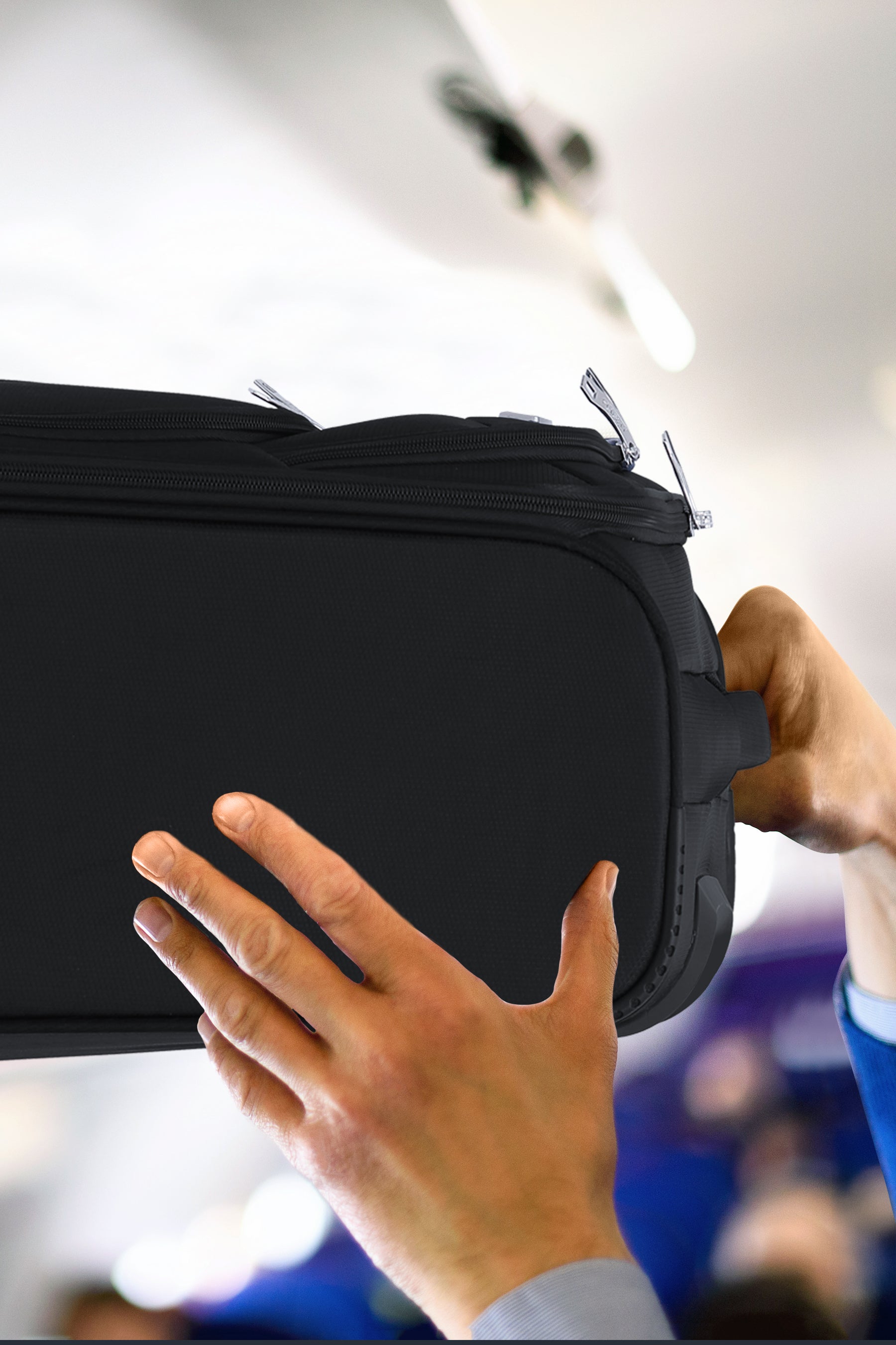 55x40x20cm Soft Shell Cabin Carry on Case