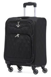 55x40x20cm Soft Shell Cabin Carry on Case - Quilted