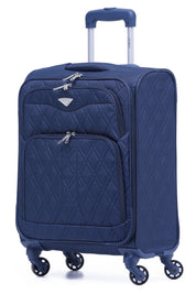 55x40x20cm Soft Shell Cabin Carry on Case - Quilted