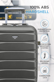 55x35x25cm SAFIR Carry on Cabin Case