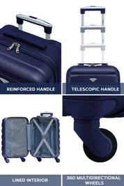 55x35x25cm SAFIR Carry on Cabin Case