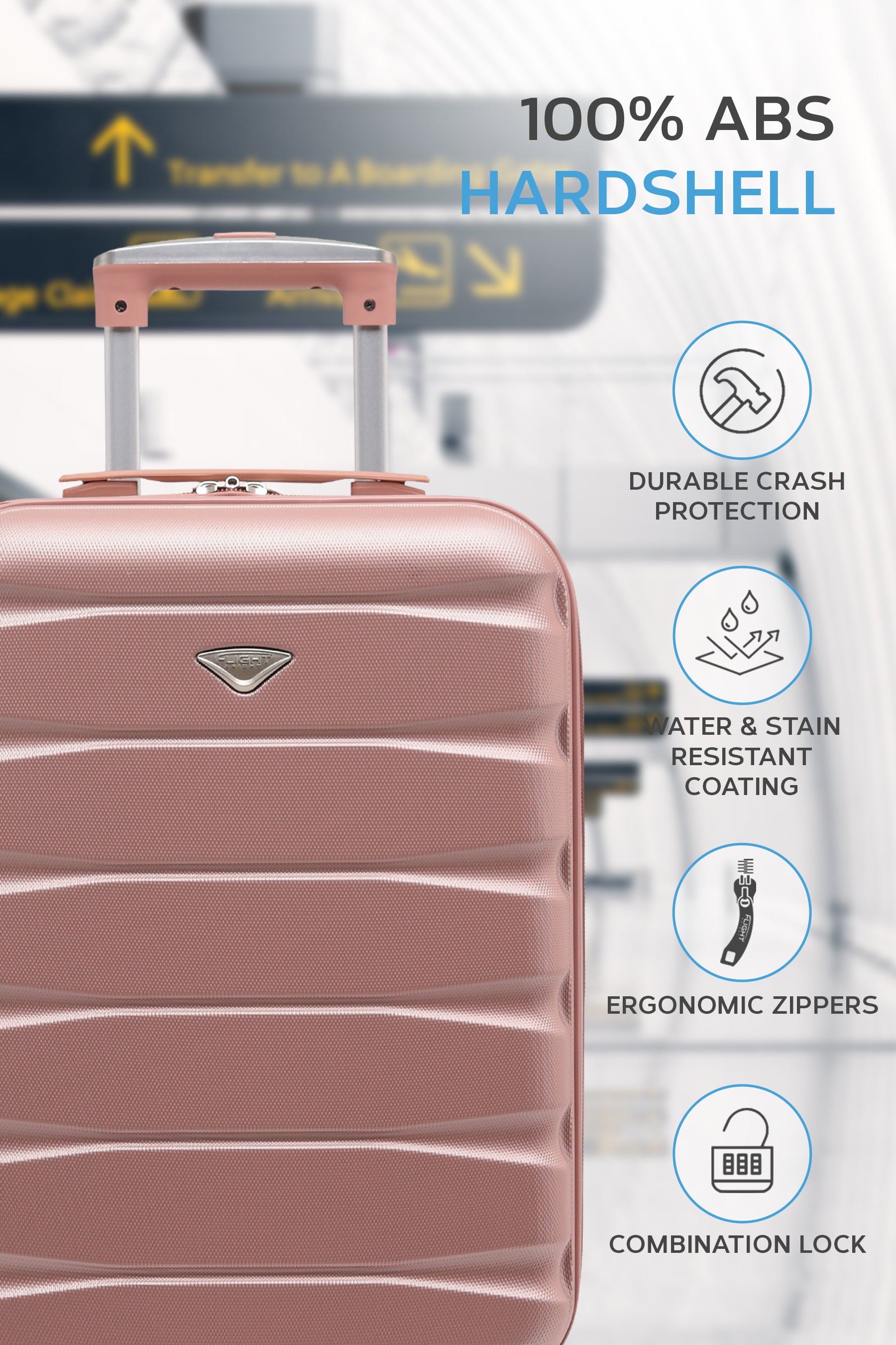 55x35x25cm SAFIR Carry on Cabin Case