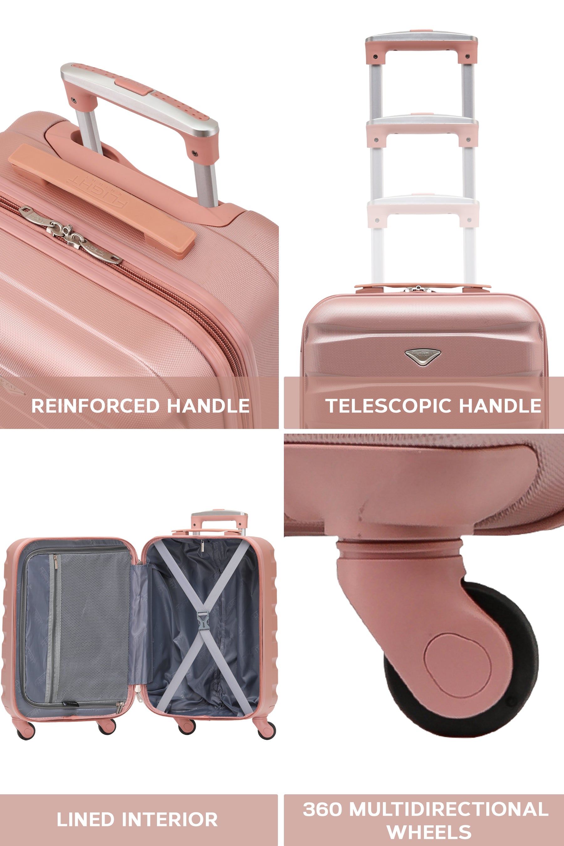 55x35x25cm SAFIR Carry on Cabin Case