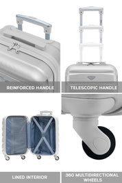 55x35x25cm SAFIR Carry on Cabin Case