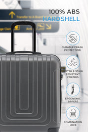 56x45x25cm CURVE Cabin Carry on Case