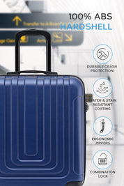56x45x25cm CURVE Cabin Carry on Case