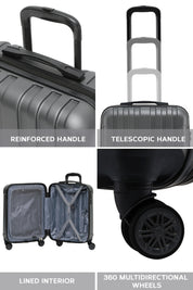 55x40x20cm CURVE Cabin Carry on Case
