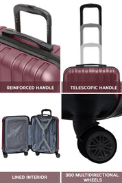 55x40x20cm CURVE Cabin Carry on Case