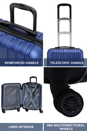 55x40x20cm CURVE Cabin Carry on Case