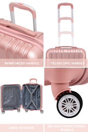 55x40x20cm CURVE Cabin Carry on Case