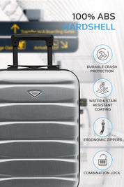 55x35x20cm SAFIR Carry on Cabin Case