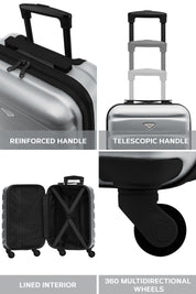 55x35x20cm SAFIR Carry on Cabin Case