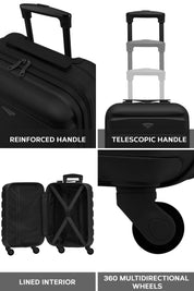 55x35x20cm SAFIR Carry on Cabin Case