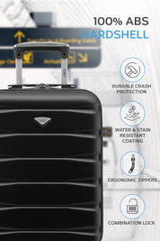 55x35x20cm SAFIR Carry on Cabin Case