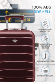 55x35x20cm SAFIR Carry on Cabin Case