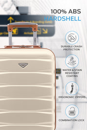 55x35x20cm SAFIR Carry on Cabin Case