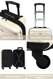55x35x20cm SAFIR Carry on Cabin Case
