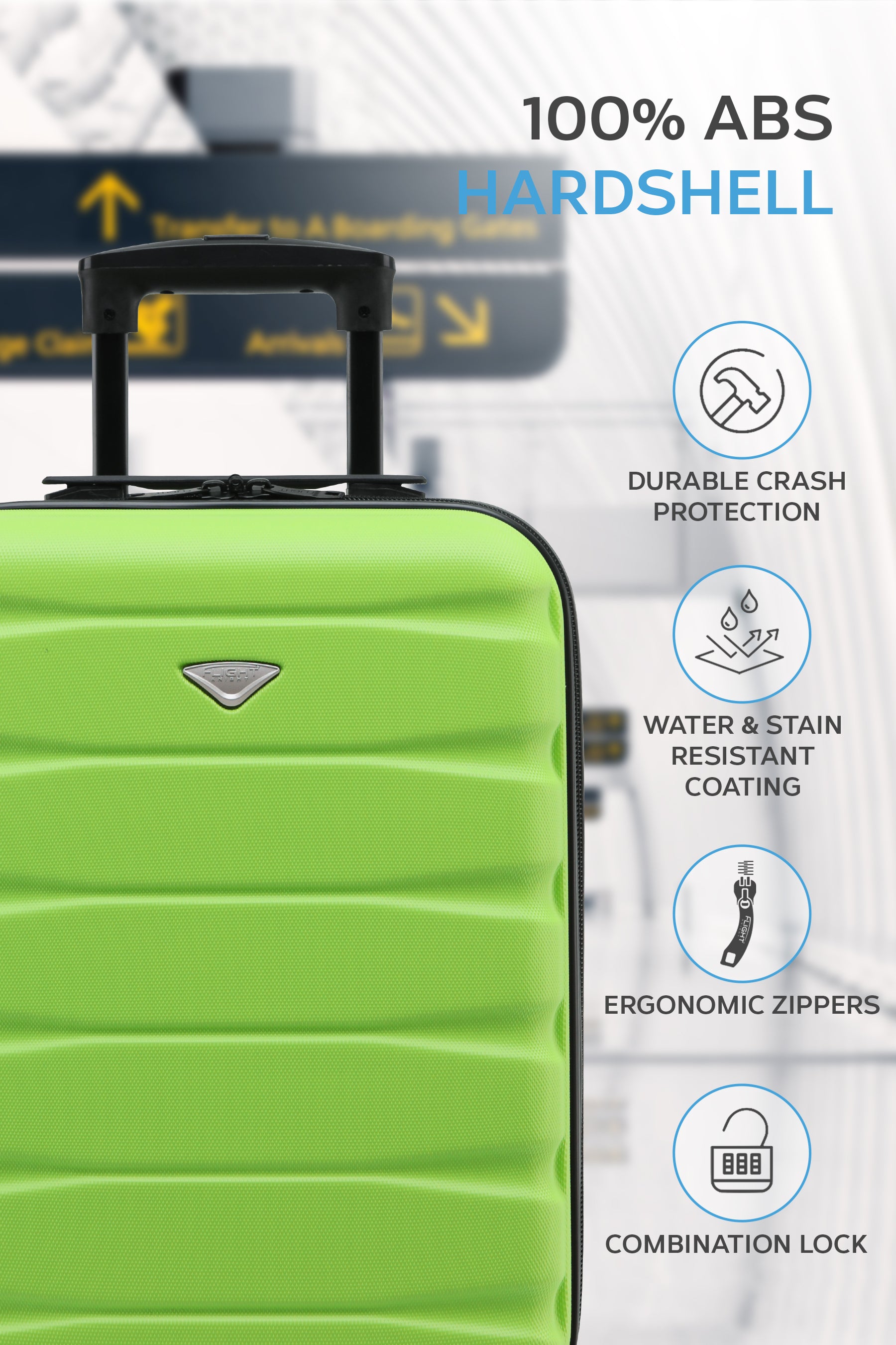 55x35x20cm SAFIR Carry on Cabin Case