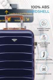 55x35x20cm SAFIR Carry on Cabin Case