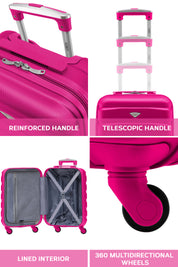 55x35x20cm SAFIR Carry on Cabin Case