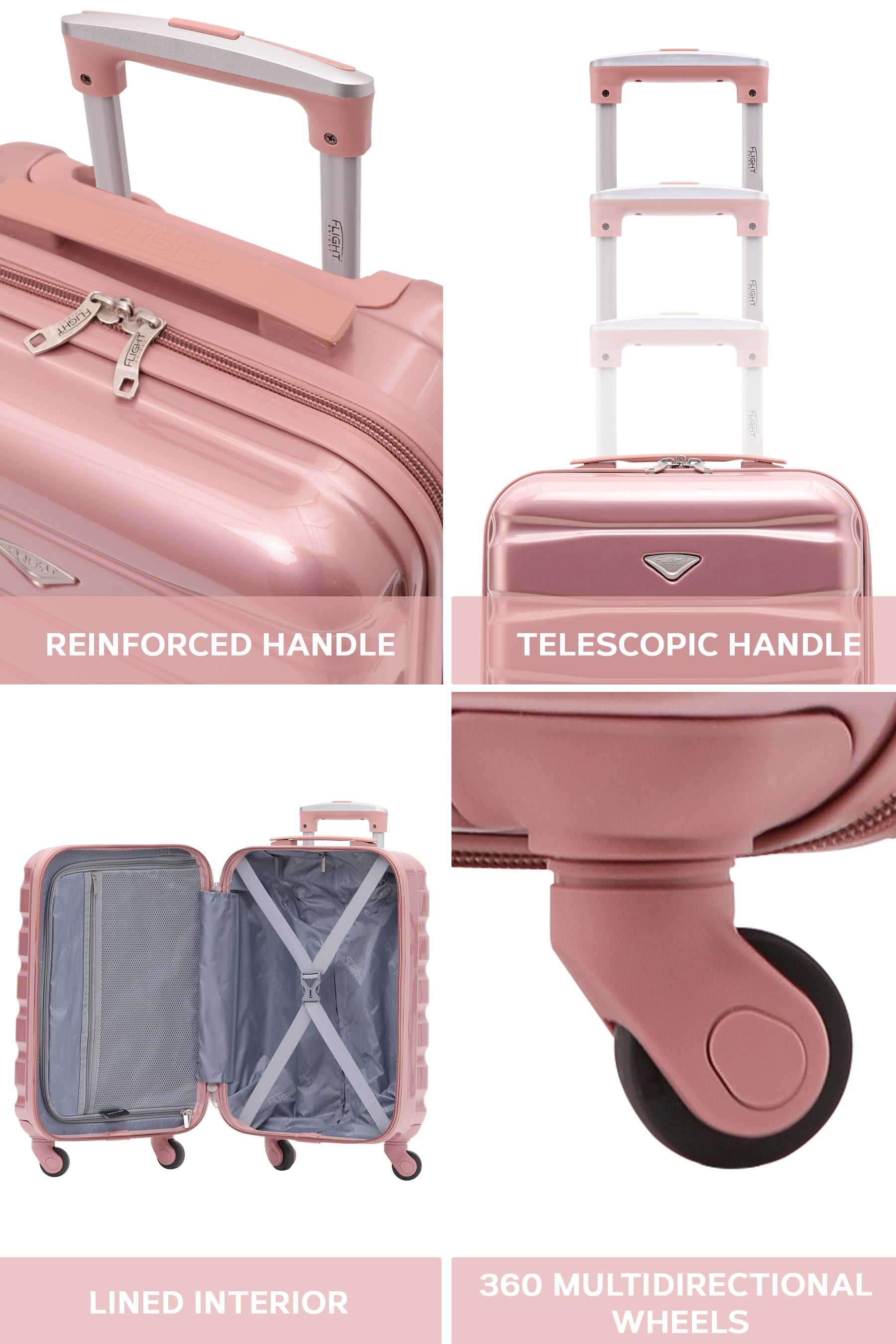55x35x20cm SAFIR Carry on Cabin Case