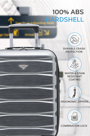 55x35x20cm SAFIR Carry on Cabin Case
