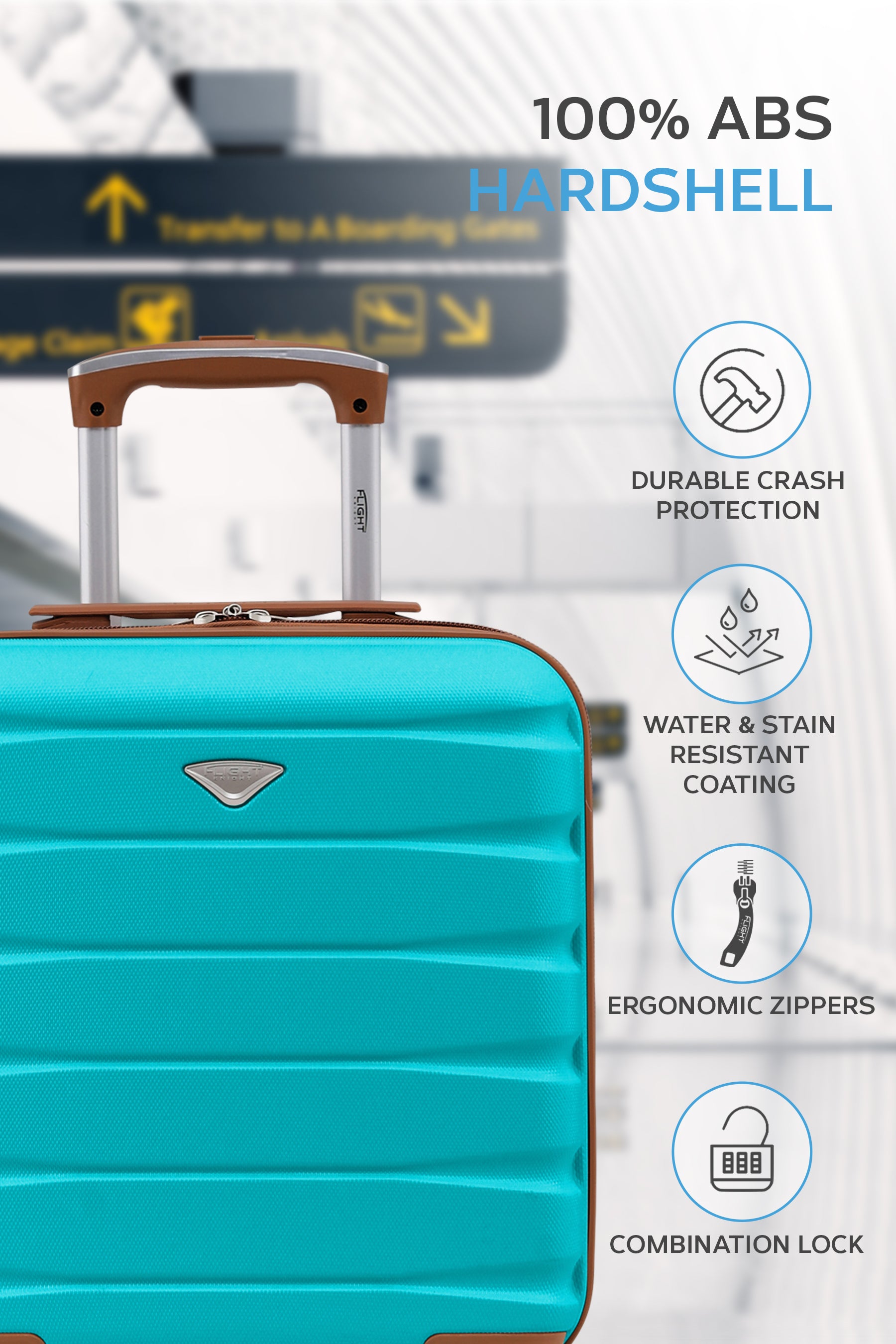 45x36x20cm SAFIR Carry on Cabin Case