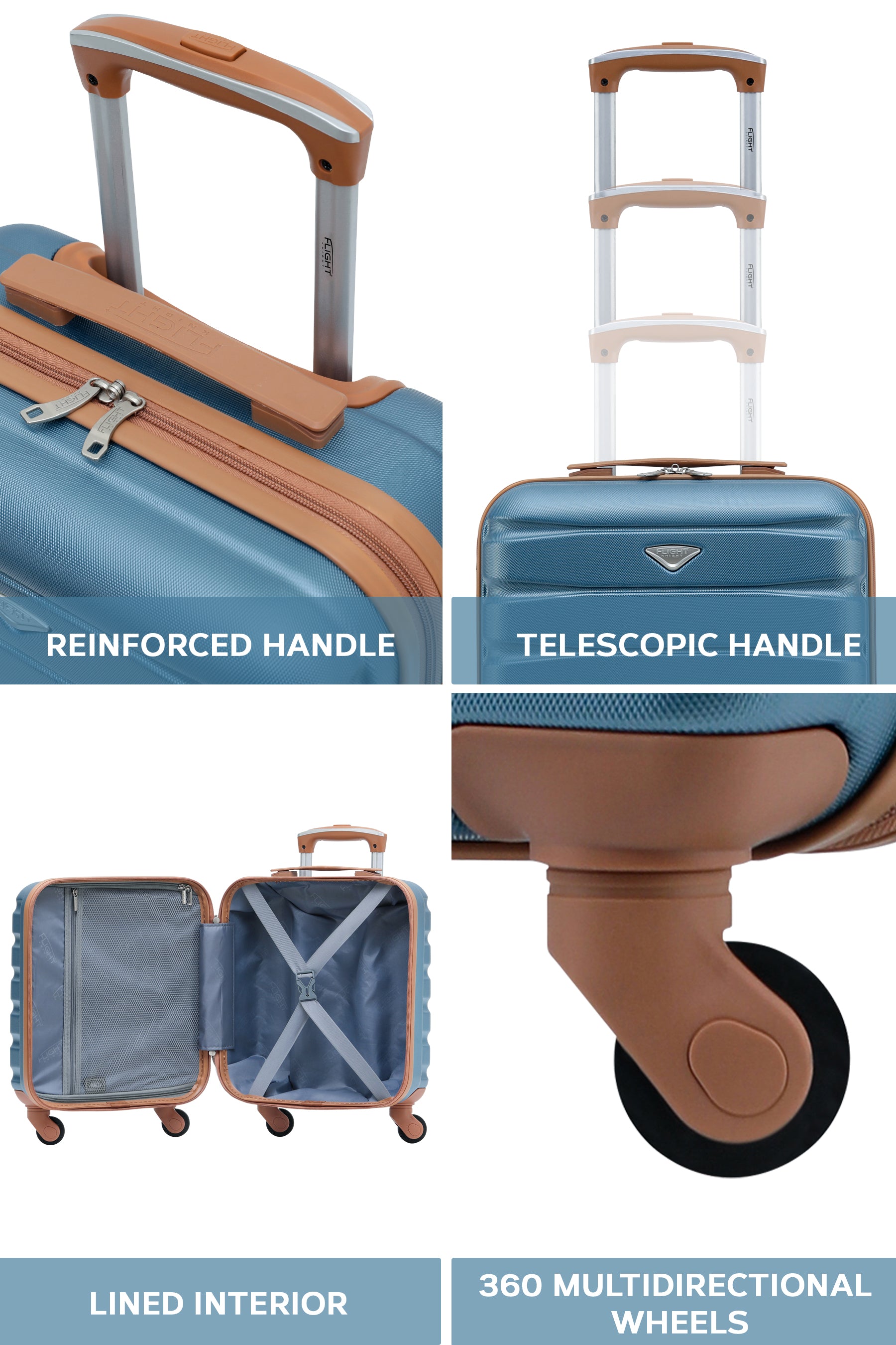 45x36x20cm SAFIR Carry on Cabin Case