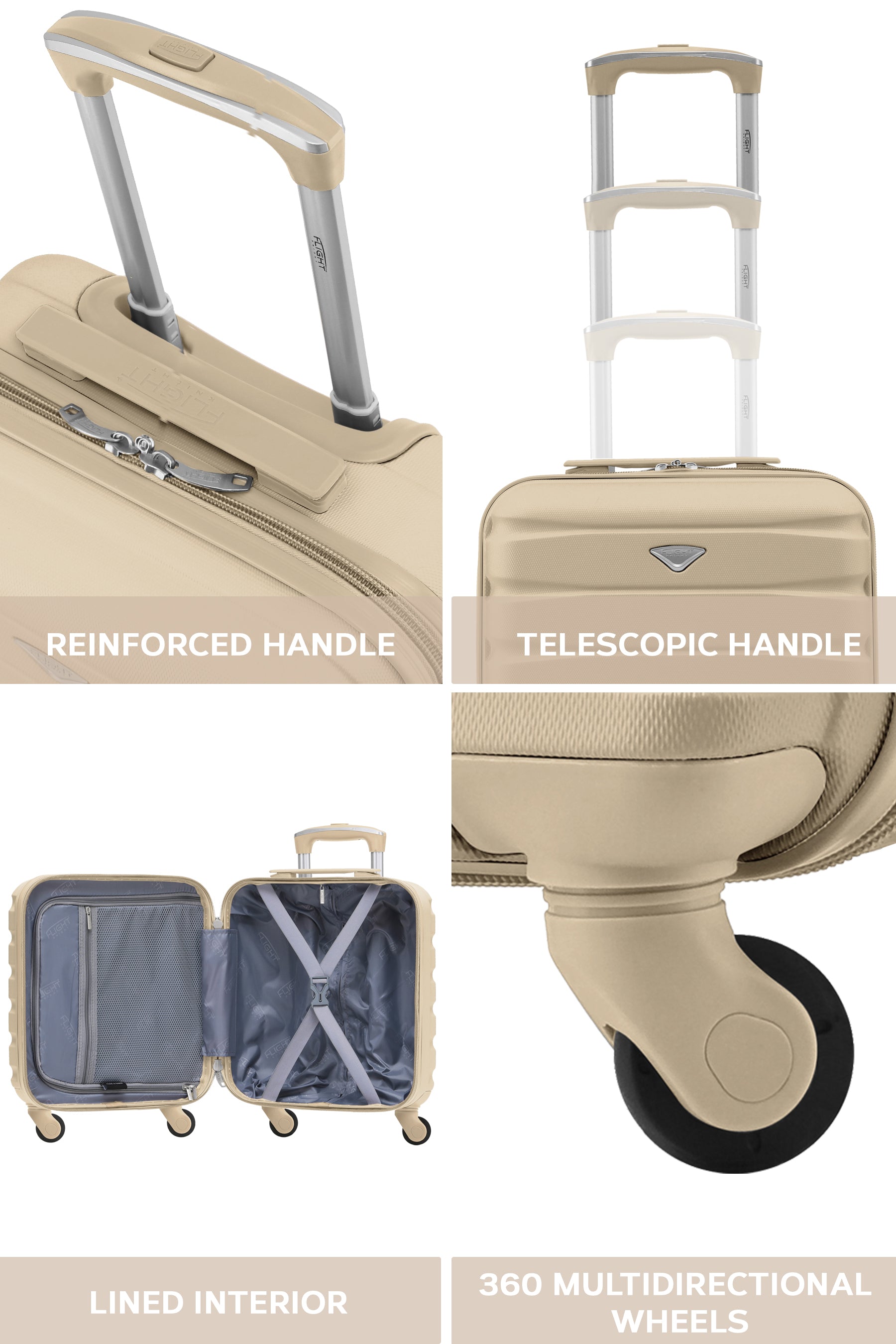 45x36x20cm SAFIR Carry on Cabin Case
