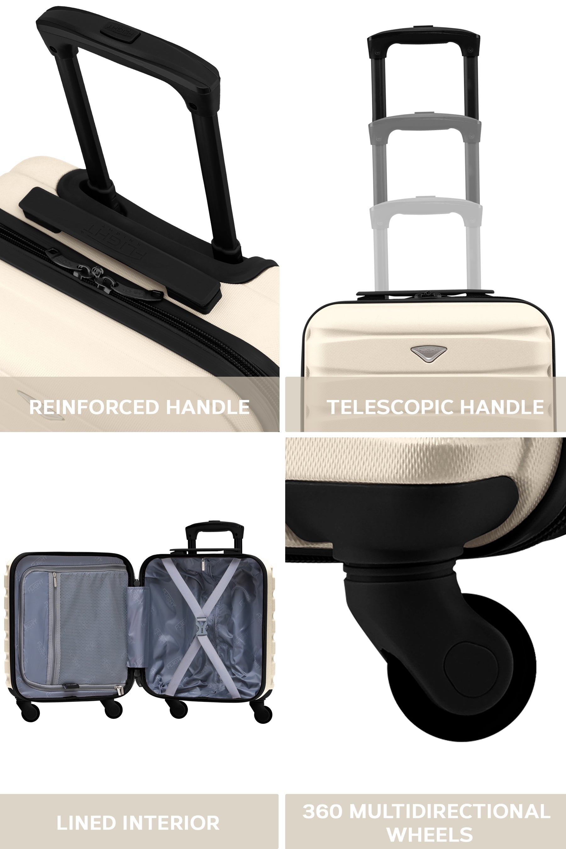 45x36x20cm SAFIR Carry on Cabin Case