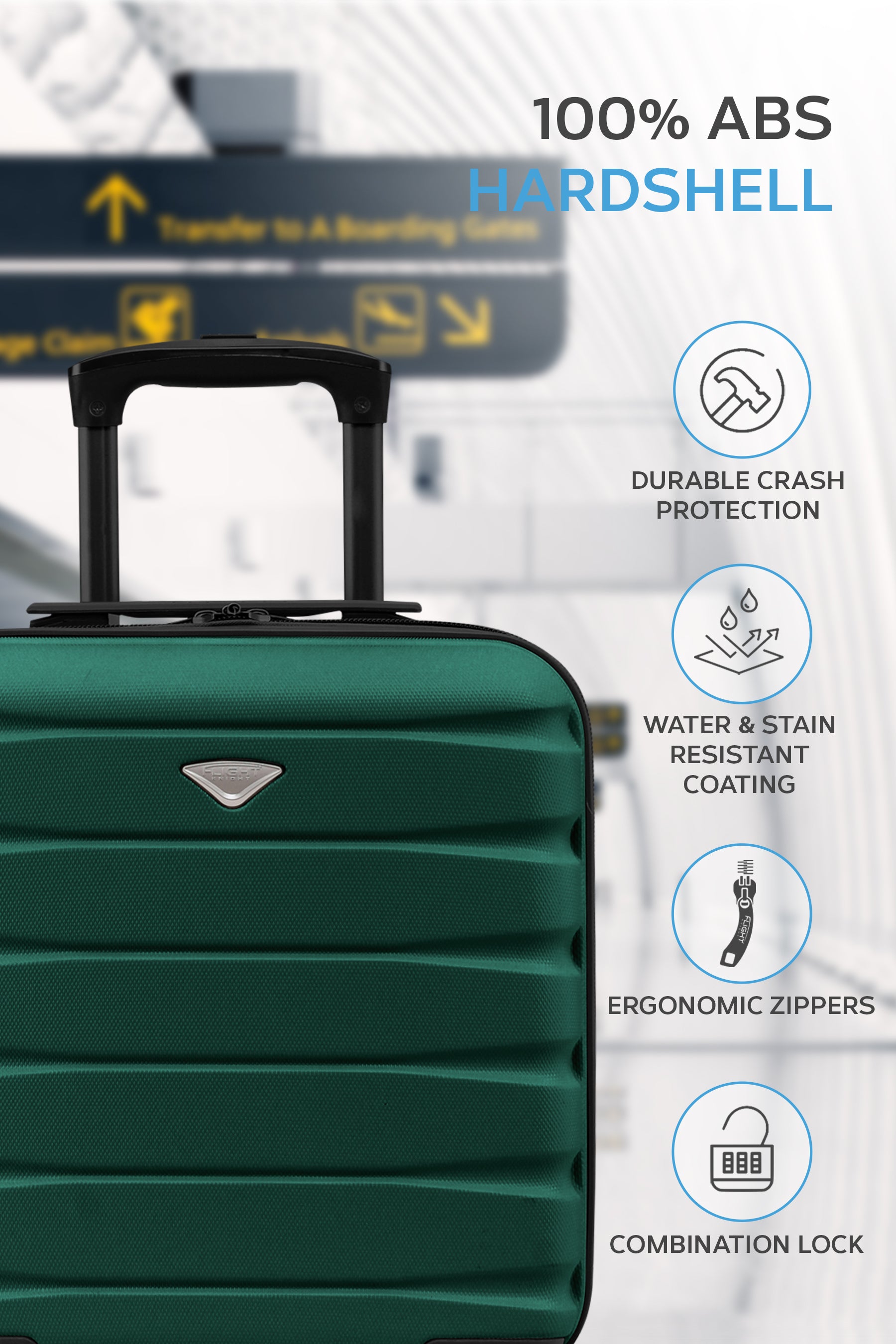 45x36x20cm SAFIR Carry on Cabin Case