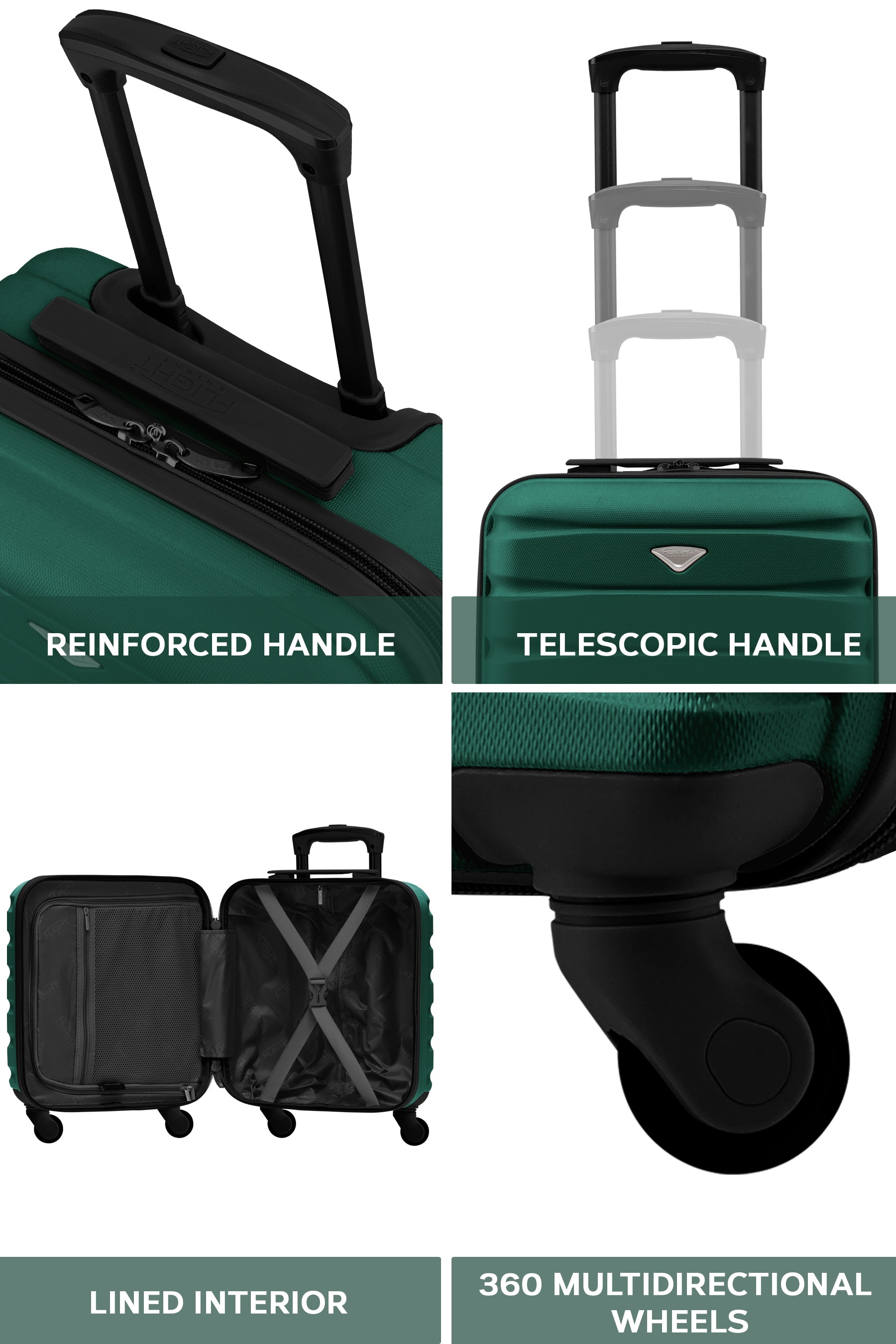 45x36x20cm SAFIR Carry on Cabin Case