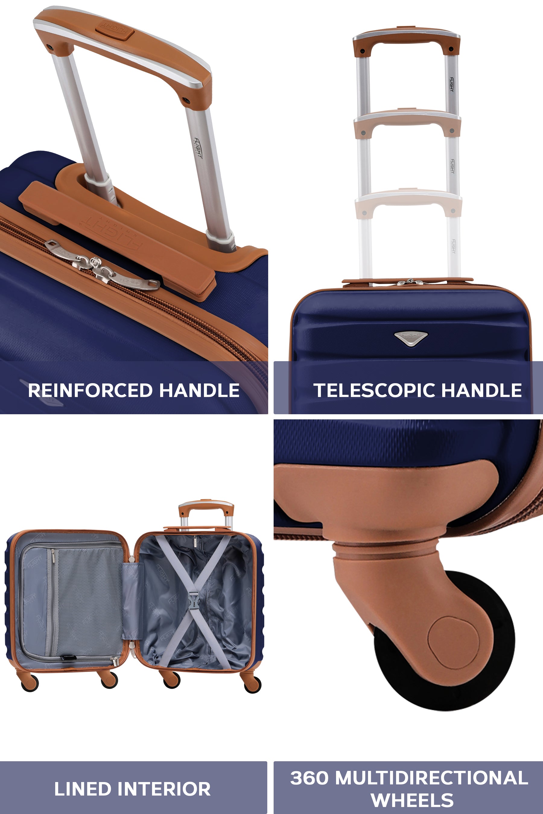 45x36x20cm SAFIR Carry on Cabin Case