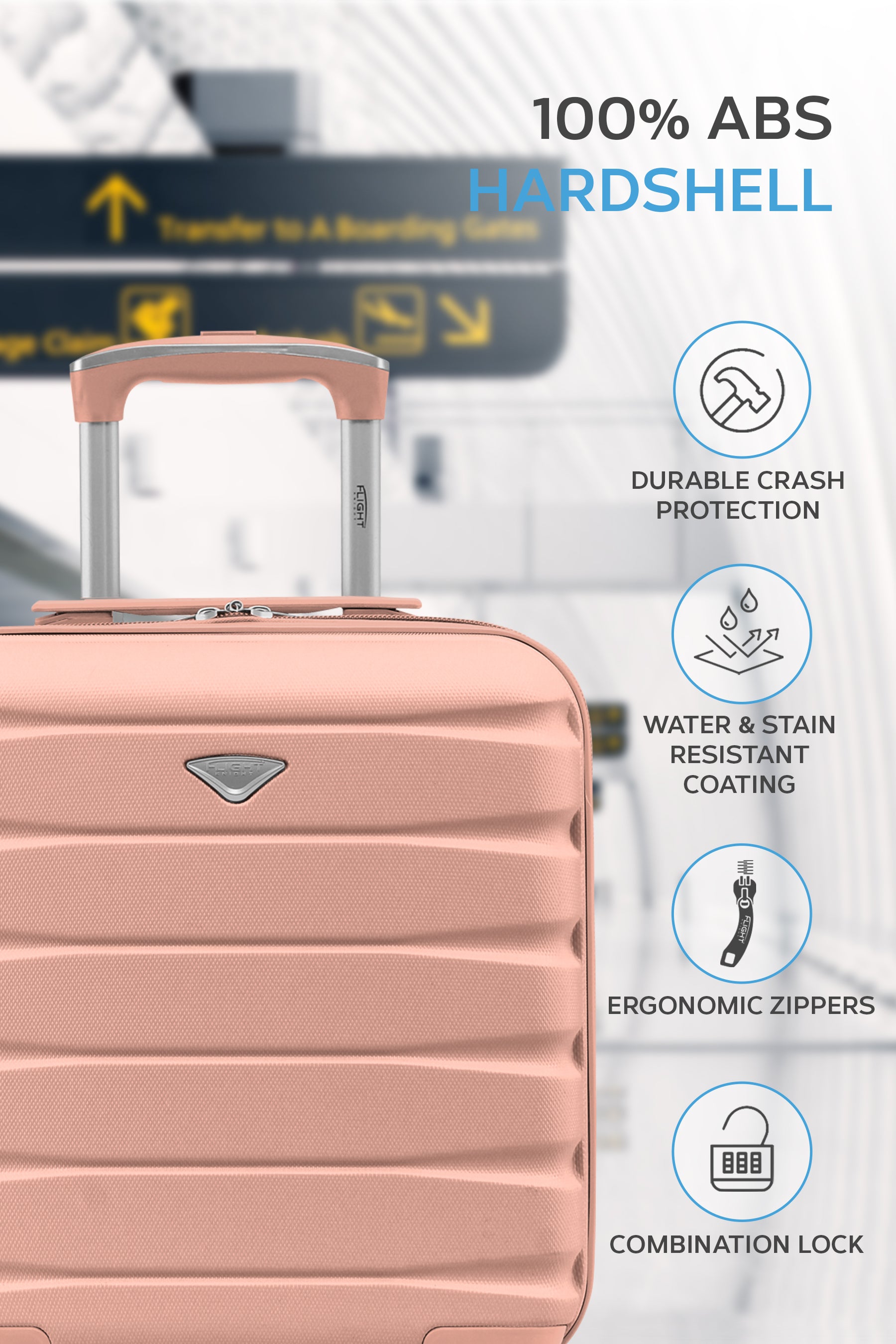45x36x20cm SAFIR Carry on Cabin Case